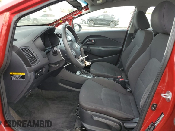 2017 Kia Rio LX with VIN KNADM4A39H6072634, listed as a Copart auction lot 47130575 with 67,465 mi miles and Salvage Title. Bid and sale history available at carsss.com. Image 7.
