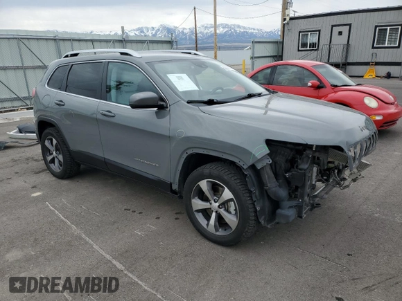 2020 Jeep Cherokee Limited with VIN 1C4PJMDN7LD624741, listed as a Copart auction lot 50826765 with 63,750 mi miles and Salvage title. Bid and sale history available at DreamBid. Image 4.