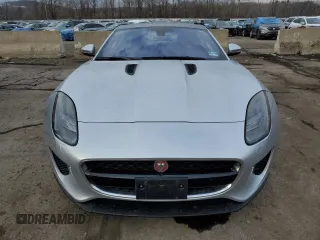 2018 Jaguar F-Type with VIN SAJDD1JV1JCK49348, listed as a Copart auction lot 47251675 with 49,771 mi miles and Salvage Title. Bid and sale history available at DreamBid. Image 5.