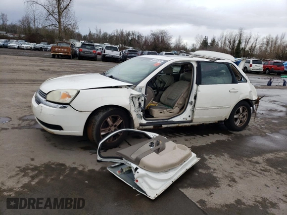 2005 Chevrolet Malibu Maxx LS z VIN 1G1ZT64885F214734, wystawiony jako Copart lot #52039325 z przebiegiem Nie podano mil oraz Szkoda całkowita • Salvage title. Historia ofert i sprzedaży dostępna na DreamBid. Obrazek 1.