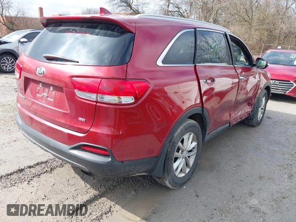 2018 Kia Sorento L with VIN 5XYPG4A36JG387725, listed as a IAAI auction lot 41676022 with 84,504 mi miles. Bid and sale history available at carsss.com. Image 4.