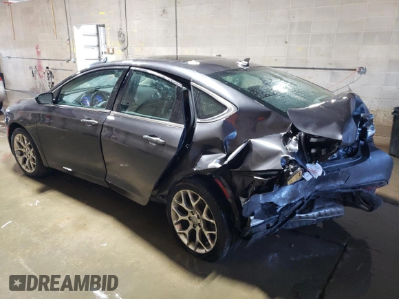 2016 Chrysler 200 C with VIN 1C3CCCEG0GN130776, listed as a Copart auction lot 48856735 with 77,090 mi miles and Salvage Title. Bid and sale history available at carsss.com. Image 2.