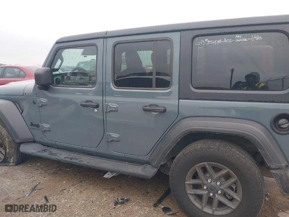 2024 Jeep Wrangler Sport S with VIN 1C4PJXDG8RW250950, listed as a IAAI auction lot 41507123 with 13,148 mi miles. Bid and sale history available at carsss.com. Image 14.