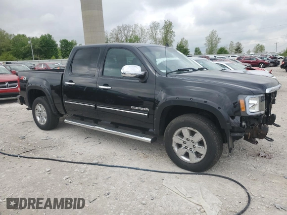 2012 GMC Sierra 1500 SLT with VIN 3GTP2WE74CG138125, listed as a Copart auction lot 56485025 with 104,806 mi miles and Clean title. Bid and sale history available at DreamBid. Image 4.