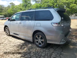 2015 Toyota Sienna SE with VIN 5TDXK3DCXFS580975, listed as a Copart auction lot 56309505 with 154,073 mi miles and Salvage title. Bid and sale history available at DreamBid. Image 2.