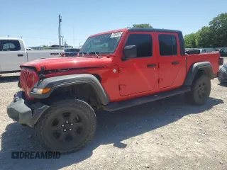 2020 Jeep Gladiator Sport S с VIN 1C6JJTAG7LL206022, выставлен на аукционе Copart как лот 57364825 с пробегом 89 267 миль миль и Списание • Salvage title. История ставок и продаж доступна на DreamBid. Изображение 1.