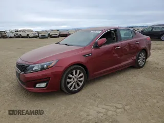 2015 Kia Optima LX with VIN 5XXGM4A75FG359647, listed as a Copart auction lot 50391055 with 197,738 mi miles and Salvage Title. Bid and sale history available at carsss.com. Image 1.