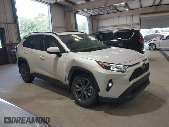 2023 Toyota RAV4 Hybrid XLE Premium with VIN JTMB6RFV2PD089104, listed as a IAAI auction lot 42645439 with 43,535 mi miles and . Bid and sale history available at DreamBid. Image 1.