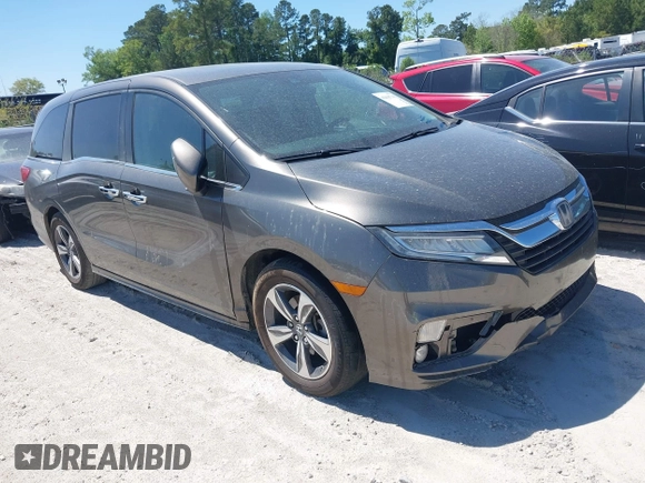 2020 Honda Odyssey Touring with VIN 5FNRL6H87LB002202, listed as a IAAI auction lot 42015741 with 182,051 mi miles and . Bid and sale history available at DreamBid. Image 1.