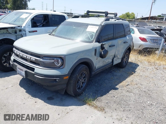 2023 Ford Bronco Sport Big Bend with VIN 3FMCR9B67PRD35688, listed as a IAAI auction lot 42303794 with 25,935 mi miles and . Bid and sale history available at DreamBid. Image 22.