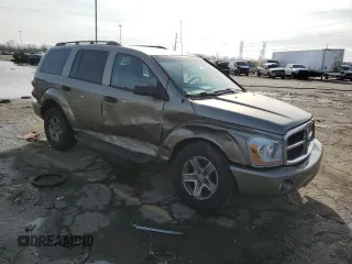 2006 Dodge Durango SLT with VIN 1D4HD48N06F187408, listed as a Copart auction lot 51671385 with 243,019 mi miles and Salvage title. Bid and sale history available at DreamBid. Image 4.