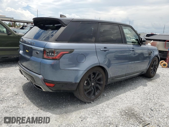2018 Land Rover Range Rover Sport HSE with VIN SALWR2RV2JA698495, listed as a Copart auction lot 64785085 with 153,492 mi miles and Clean title. Bid and sale history available at DreamBid. Image 3.