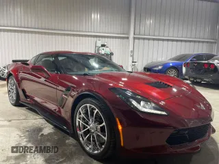 2019 Chevrolet Corvette Grand Sport 2LT with VIN 1G1YY2D71K5104106, listed as a Copart auction lot 75502304 with 35,349 mi miles and Clean Title. Bid and sale history available at carsss.com. Image 1.