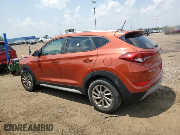 2017 Hyundai Tucson Sport z VIN KM8J33A29HU369758, wystawiony jako Copart lot #60237345 z przebiegiem 103 857 mil mil oraz Czysty tytuł • Clean title. Historia ofert i sprzedaży dostępna na DreamBid. Obrazek 2.