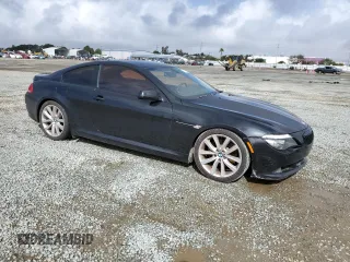 2010 BMW 6 Series 650i with VIN WBAEA5C57ACV93568, listed as a Copart auction lot 45578355 with 172,586 mi miles and Salvage Title. Bid and sale history available at carsss.com. Image 4.
