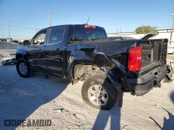 2019 Chevrolet Colorado 2WD Work Truck with VIN 1GCGSBEN7K1333897, listed as a Copart auction lot 80414244 with 81,715 mi miles and Salvage title. Bid and sale history available at DreamBid. Image 2.