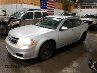 2011 Dodge Avenger Lux with VIN 1B3BD2FB7BN583479, listed as a Copart auction lot 86212044 with 200,005 mi miles and Salvage Title. Bid and sale history available at DreamBid. Image 1.