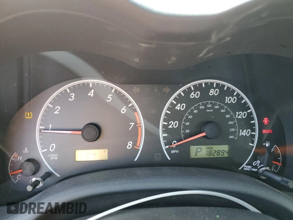 2012 Toyota Corolla L with VIN 5YFBU4EE1CP071016, listed as a Copart auction lot 53506715 with 182,894 mi miles and Salvage Title. Bid and sale history available at carsss.com. Image 9.