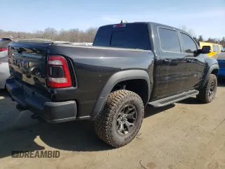 2021 Ram 1500 TRX with VIN 1C6SRFU90MN901475, listed as a Copart auction lot 47427705 with 17,076 mi miles and Salvage Title. Bid and sale history available at carsss.com. Image 3.