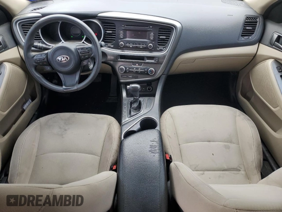 2015 Kia Optima LX with VIN 5XXGM4A74FG515581, listed as a Copart auction lot 46429045 with 117,379 mi miles and Salvage Title. Bid and sale history available at carsss.com. Image 8.