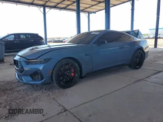 2024 Ford Mustang GT with VIN 1FA6P8CF2R5429568, listed as a Copart auction lot 53749355 with Not provided miles and Salvage title. Bid and sale history available at DreamBid. Image 1.