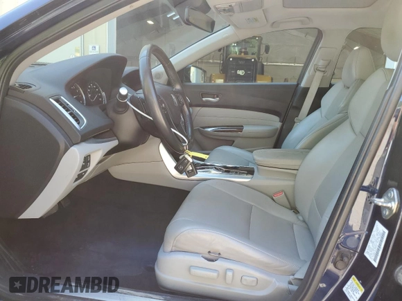 2015 Acura TLX Advance with VIN 19UUB2F78FA014129, listed as a Copart auction lot 57463945 with 85,807 mi miles and Salvage title. Bid and sale history available at DreamBid. Image 7.