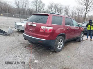 2011 GMC Acadia SL with VIN 1GKKRNED3BJ257940, listed as a IAAI auction lot 41564647 with 180,664 mi miles and . Bid and sale history available at carsss.com. Image 4.