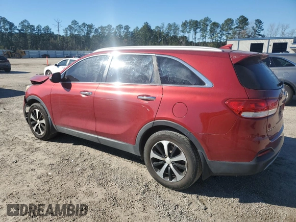2018 Kia Sorento EX with VIN 5XYPH4A57JG409763, listed as a Copart auction lot 87258384 with 134,296 mi miles and Salvage Title. Bid and sale history available at DreamBid. Image 2.