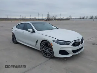 2020 BMW 8 Series 840i with VIN WBAGV2C05LCD81080, listed as a IAAI auction lot 41559935 with 65,027 mi miles. Bid and sale history available at carsss.com. Image 1.