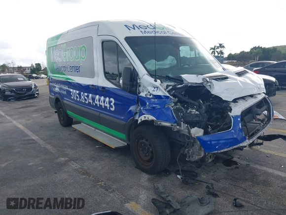 2021 Ford Transit Passenger XL with VIN 1FBAX2C87MKA13243, listed as a IAAI auction lot 41211001 with 94,954 mi miles and . Bid and sale history available at DreamBid. Image 6.