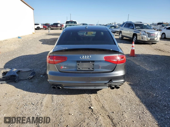 2016 Audi S4 Premium Plus with VIN WAUBGAFL6GA009878, listed as a Copart auction lot 79240634 with 78,578 mi miles and Salvage Title. Bid and sale history available at carsss.com. Image 6.