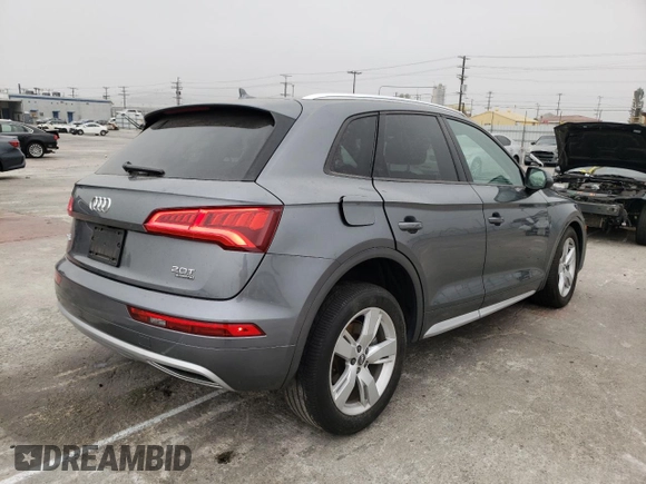 2018 Audi Q5 Premium with VIN WA1ANAFY8J2014110, listed as a Copart auction lot 63578382 with 34,216 mi miles. Bid and sale history available at carsss.com. Image 4.