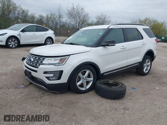 2017 Ford Explorer XLT with VIN 1FM5K8D81HGD96887, listed as a IAAI auction lot 42163740 with 91,413 mi miles and . Bid and sale history available at DreamBid. Image 17.