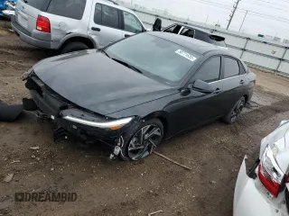 2024 Hyundai Elantra Limited z VIN KMHLN4DJ1RU106791, wystawiony jako Copart lot #50771635 z przebiegiem 26 815 mil mil oraz Szkoda całkowita • Salvage title. Historia ofert i sprzedaży dostępna na DreamBid. Obrazek 1.