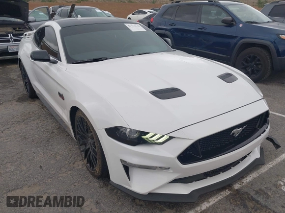 2020 Ford Mustang GT with VIN 1FA6P8CF7L5181745, listed as a IAAI auction lot 41776344 with 34,374 mi miles and . Bid and sale history available at DreamBid. Image 1.