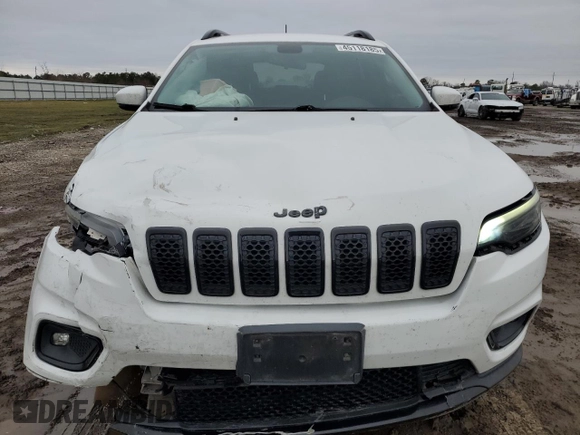 2019 Jeep Cherokee Latitude Plus with VIN 1C4PJLLX3KD300889, listed as a Copart auction lot 45118185 with 87,716 mi miles and Salvage title. Bid and sale history available at DreamBid. Image 5.