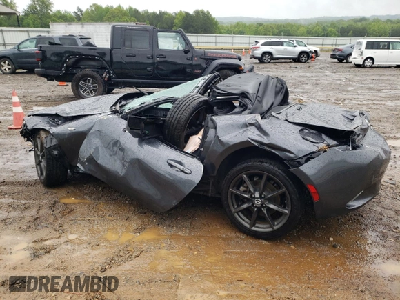 2016 Mazda MX-5 Miata Club z VIN JM1NDAC76G0116614, wystawiony jako Copart lot #56637115 z przebiegiem Nie podano mil oraz Szkoda całkowita • Salvage title. Historia ofert i sprzedaży dostępna na DreamBid. Obrazek 2.