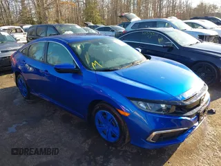 2020 Honda Civic Sedan LX with VIN 2HGFC2F6XLH536934, listed as a IAAI auction lot 41413070 with 62,773 mi miles. Bid and sale history available at carsss.com. Image 1.