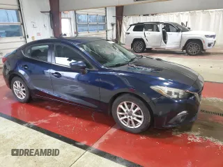 2015 Mazda 3 i Grand Touring with VIN JM1BM1W79F1263677, listed as a Copart auction lot 54048675 with 91,342 mi miles and Salvage Title. Bid and sale history available at DreamBid. Image 4.