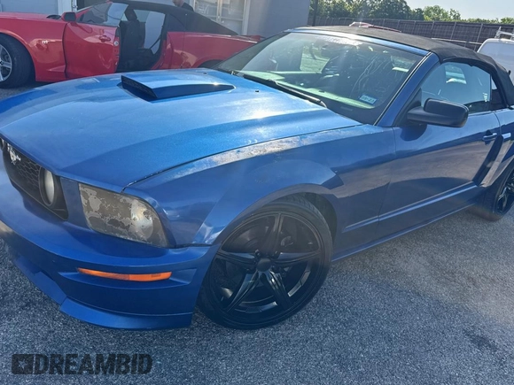 2008 Ford Mustang GT Deluxe with VIN 1ZVHT85HX85156050, listed as a Copart auction lot 53052725 with 91,343 mi miles and Clean Title. Bid and sale history available at DreamBid. Image 2.