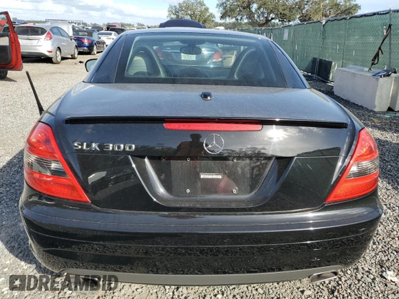 2009 Mercedes-Benz SLK-Class 3.0L with VIN WDBWK54F79F190128, listed as a Copart auction lot 80048934 with 32,354 mi miles and Salvage Title. Bid and sale history available at carsss.com. Image 6.