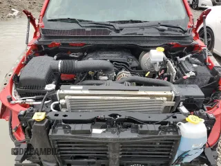 2020 Ram 1500 Laramie with VIN 1C6SRFDT1LN253803, listed as a Copart auction lot 72402214 with 62,351 mi miles and Salvage Title. Bid and sale history available at carsss.com. Image 11.