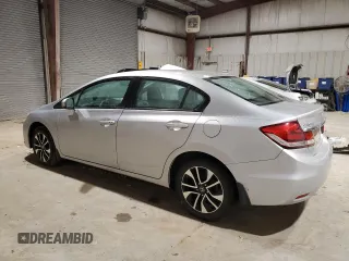 2015 Honda Civic EX with VIN 19XFB2F82FE010770, listed as a Copart auction lot 43957405 with 185,372 mi miles and Salvage Title. Bid and sale history available at carsss.com. Image 2.