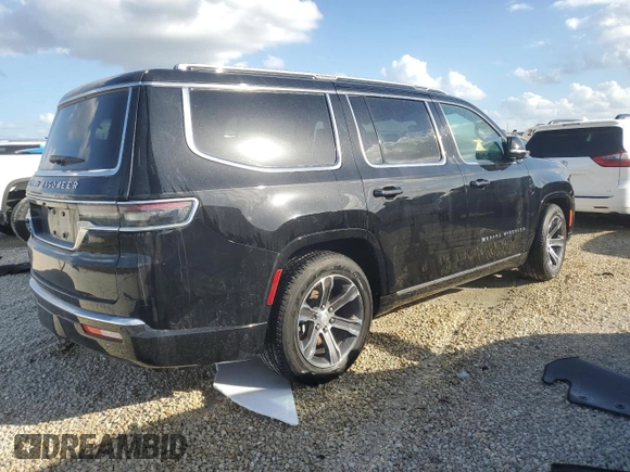 2023 Jeep Grand Wagoneer with VIN 1C4SJVEJ2PS510675, listed as a Copart auction lot 74098604 with Not provided miles and Non repairable. Bid and sale history available at DreamBid. Image 3.