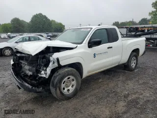 2023 Nissan Frontier S with VIN 1N6ED1CM4PN645324, listed as a Copart auction lot 53846804 with 21818 miles and Salvage Title. Bid and sale history available at carsss.com. Image 1.