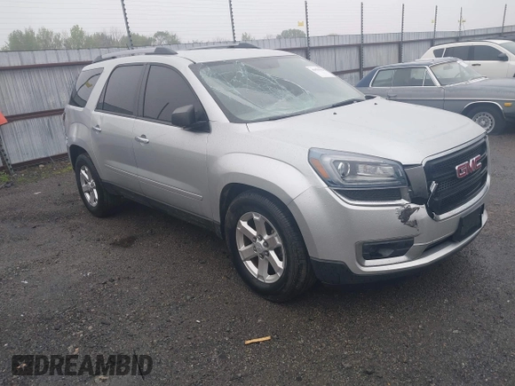 2014 GMC Acadia SLE with VIN 1GKKRNED9EJ365970, listed as a IAAI auction lot 41933354 with 172,232 mi miles and . Bid and sale history available at carsss.com. Image 1.