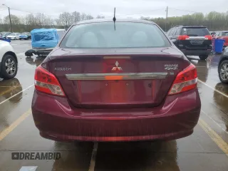 2017 Mitsubishi Mirage SE z VIN ML32F4FJ2HHF18810, wystawiony jako Copart lot #51515185 z przebiegiem 134 034 mil mil oraz Szkody całkowita. Historia ofert i sprzedaży dostępna na DreamBid. Obrazek 6.