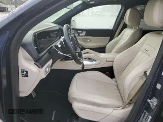 2021 Mercedes-Benz GLS with VIN 4JGFF8KE0MA291269, listed as a Copart auction lot 43530265 with 55,124 mi miles and Salvage Title. Bid and sale history available at carsss.com. Image 7.