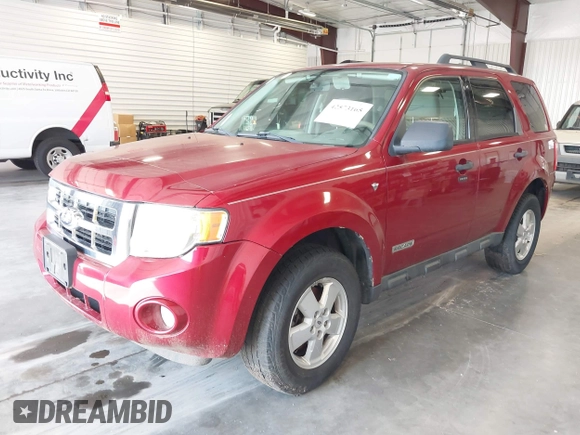 2008 Ford Escape XLT with VIN 1FMCU03198KE82341, listed as a IAAI auction lot 42573165 with 133,620 mi miles and . Bid and sale history available at DreamBid. Image 2.