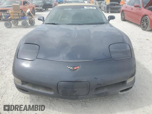2001 Chevrolet Corvette with VIN 1G1YY32G415113549, listed as a Copart auction lot 76927164 with 0 mi miles and Salvage Title. Bid and sale history available at carsss.com. Image 5.